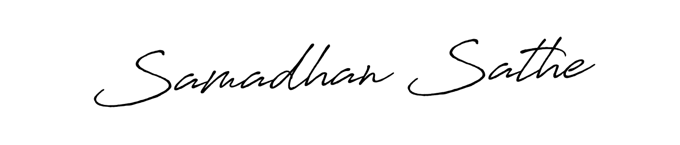 Samadhan Sathe stylish signature style. Best Handwritten Sign (Antro_Vectra_Bolder) for my name. Handwritten Signature Collection Ideas for my name Samadhan Sathe. Samadhan Sathe signature style 7 images and pictures png