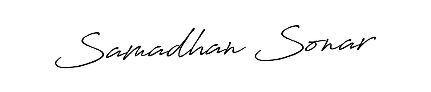 You can use this online signature creator to create a handwritten signature for the name Samadhan Sonar. This is the best online autograph maker. Samadhan Sonar signature style 7 images and pictures png