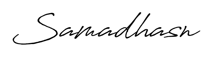 You should practise on your own different ways (Antro_Vectra_Bolder) to write your name (Samadhasn) in signature. Don't let someone else do it for you. Samadhasn signature style 7 images and pictures png