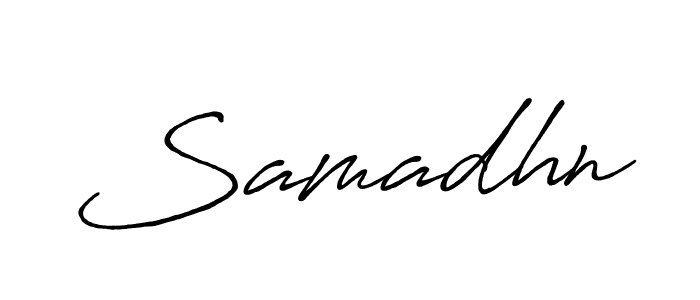 Once you've used our free online signature maker to create your best signature Antro_Vectra_Bolder style, it's time to enjoy all of the benefits that Samadhn name signing documents. Samadhn signature style 7 images and pictures png