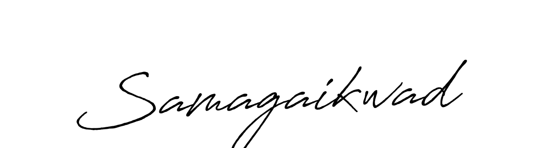 Once you've used our free online signature maker to create your best signature Antro_Vectra_Bolder style, it's time to enjoy all of the benefits that Samagaikwad name signing documents. Samagaikwad signature style 7 images and pictures png