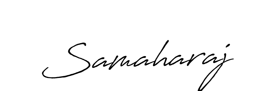 Once you've used our free online signature maker to create your best signature Antro_Vectra_Bolder style, it's time to enjoy all of the benefits that Samaharaj name signing documents. Samaharaj signature style 7 images and pictures png