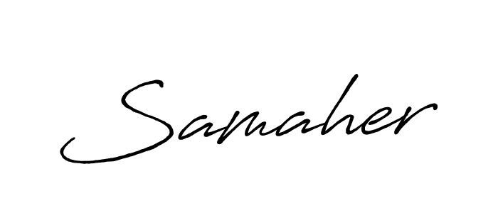 This is the best signature style for the Samaher name. Also you like these signature font (Antro_Vectra_Bolder). Mix name signature. Samaher signature style 7 images and pictures png