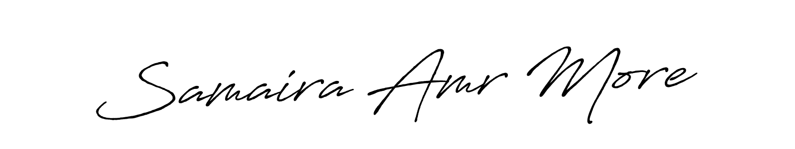 How to Draw Samaira Amr More signature style? Antro_Vectra_Bolder is a latest design signature styles for name Samaira Amr More. Samaira Amr More signature style 7 images and pictures png