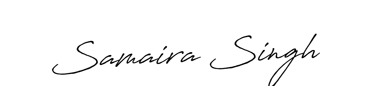 Also You can easily find your signature by using the search form. We will create Samaira Singh name handwritten signature images for you free of cost using Antro_Vectra_Bolder sign style. Samaira Singh signature style 7 images and pictures png