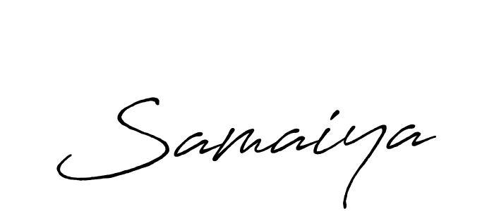 Samaiya stylish signature style. Best Handwritten Sign (Antro_Vectra_Bolder) for my name. Handwritten Signature Collection Ideas for my name Samaiya. Samaiya signature style 7 images and pictures png