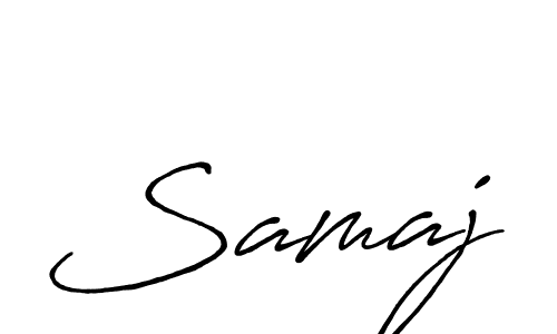 Create a beautiful signature design for name Samaj. With this signature (Antro_Vectra_Bolder) fonts, you can make a handwritten signature for free. Samaj signature style 7 images and pictures png