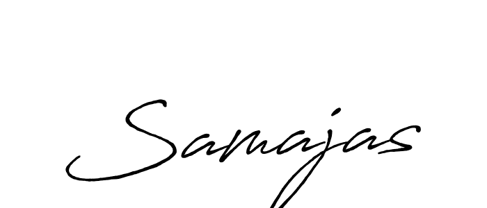 Make a beautiful signature design for name Samajas. With this signature (Antro_Vectra_Bolder) style, you can create a handwritten signature for free. Samajas signature style 7 images and pictures png