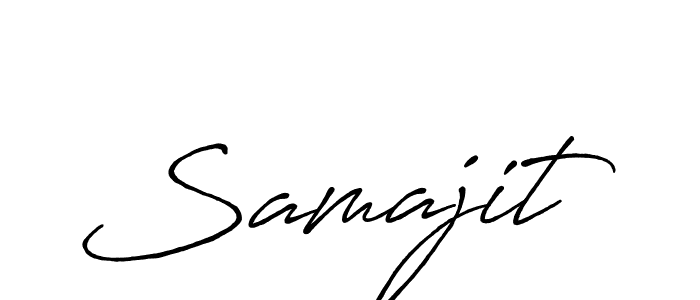 Make a beautiful signature design for name Samajit. Use this online signature maker to create a handwritten signature for free. Samajit signature style 7 images and pictures png