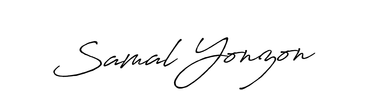 You can use this online signature creator to create a handwritten signature for the name Samal Yonzon. This is the best online autograph maker. Samal Yonzon signature style 7 images and pictures png