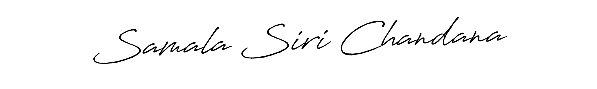 This is the best signature style for the Samala Siri Chandana name. Also you like these signature font (Antro_Vectra_Bolder). Mix name signature. Samala Siri Chandana signature style 7 images and pictures png