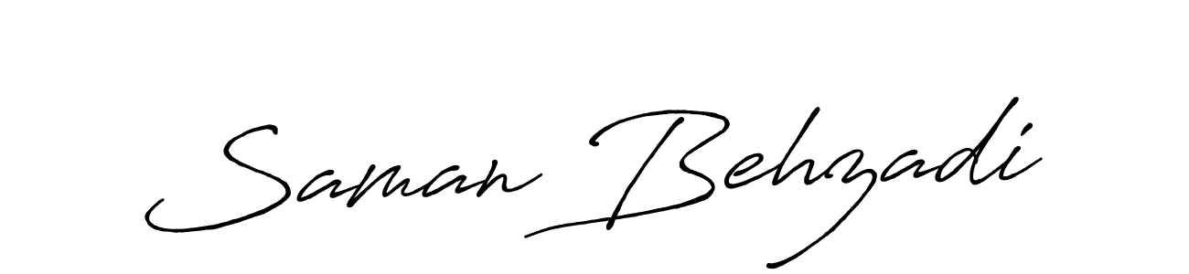 Similarly Antro_Vectra_Bolder is the best handwritten signature design. Signature creator online .You can use it as an online autograph creator for name Saman Behzadi. Saman Behzadi signature style 7 images and pictures png