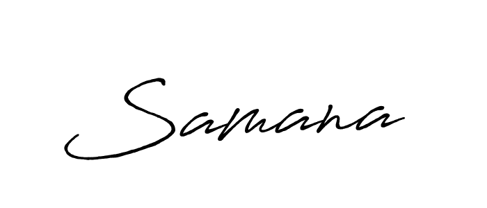 Make a beautiful signature design for name Samana . Use this online signature maker to create a handwritten signature for free. Samana  signature style 7 images and pictures png