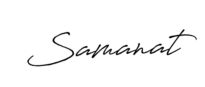 Also we have Samanat name is the best signature style. Create professional handwritten signature collection using Antro_Vectra_Bolder autograph style. Samanat signature style 7 images and pictures png