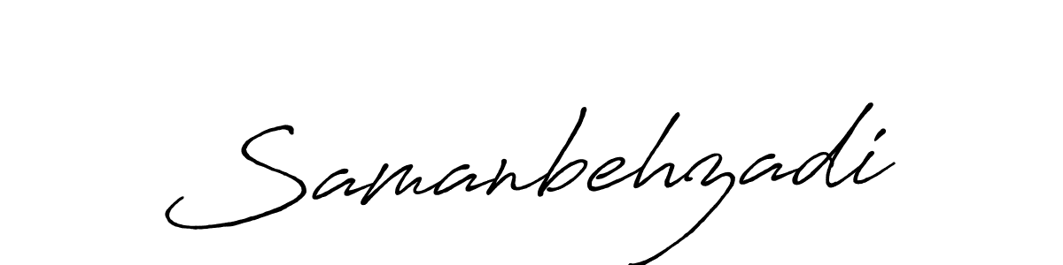 Also we have Samanbehzadi name is the best signature style. Create professional handwritten signature collection using Antro_Vectra_Bolder autograph style. Samanbehzadi signature style 7 images and pictures png