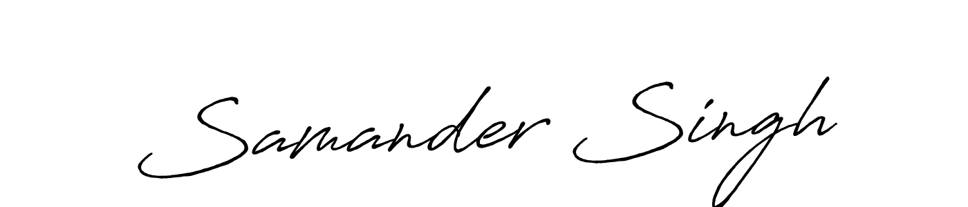 Once you've used our free online signature maker to create your best signature Antro_Vectra_Bolder style, it's time to enjoy all of the benefits that Samander Singh name signing documents. Samander Singh signature style 7 images and pictures png