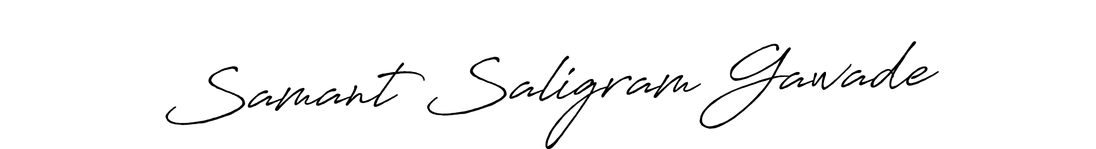 Once you've used our free online signature maker to create your best signature Antro_Vectra_Bolder style, it's time to enjoy all of the benefits that Samant Saligram Gawade name signing documents. Samant Saligram Gawade signature style 7 images and pictures png