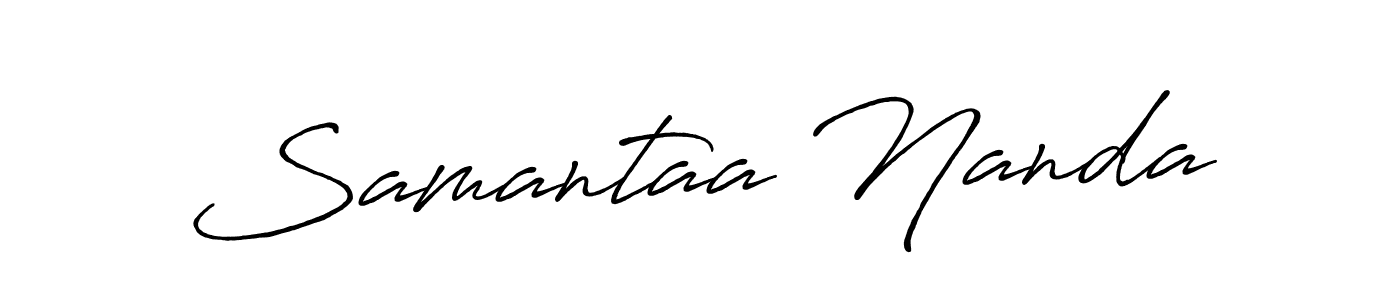You can use this online signature creator to create a handwritten signature for the name Samantaa Nanda. This is the best online autograph maker. Samantaa Nanda signature style 7 images and pictures png