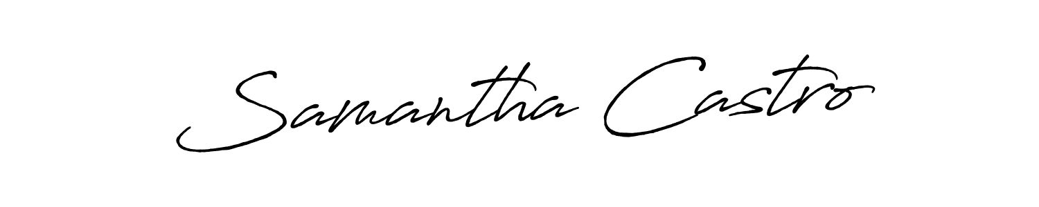 Once you've used our free online signature maker to create your best signature Antro_Vectra_Bolder style, it's time to enjoy all of the benefits that Samantha Castro name signing documents. Samantha Castro signature style 7 images and pictures png
