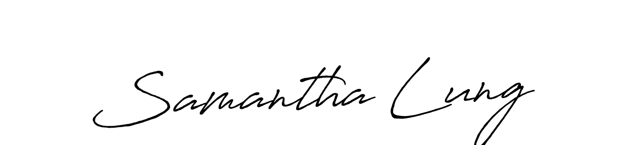 Here are the top 10 professional signature styles for the name Samantha Lung. These are the best autograph styles you can use for your name. Samantha Lung signature style 7 images and pictures png