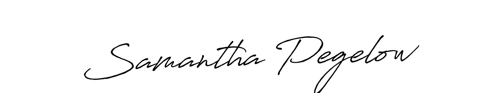You should practise on your own different ways (Antro_Vectra_Bolder) to write your name (Samantha Pegelow) in signature. don't let someone else do it for you. Samantha Pegelow signature style 7 images and pictures png
