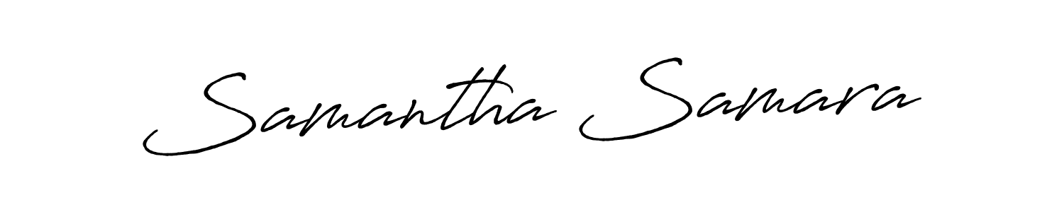 if you are searching for the best signature style for your name Samantha Samara. so please give up your signature search. here we have designed multiple signature styles  using Antro_Vectra_Bolder. Samantha Samara signature style 7 images and pictures png