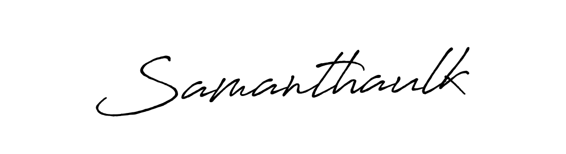 How to Draw Samanthaulk signature style? Antro_Vectra_Bolder is a latest design signature styles for name Samanthaulk. Samanthaulk signature style 7 images and pictures png