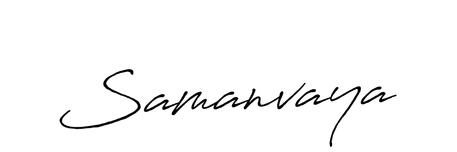You should practise on your own different ways (Antro_Vectra_Bolder) to write your name (Samanvaya) in signature. don't let someone else do it for you. Samanvaya signature style 7 images and pictures png