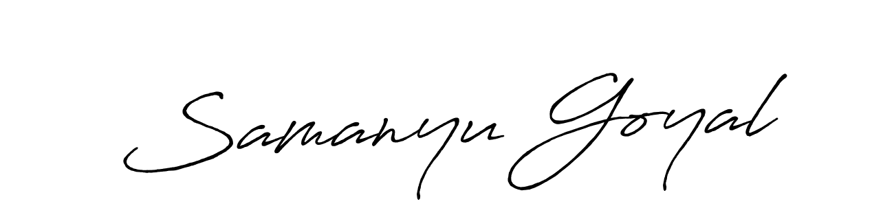 How to Draw Samanyu Goyal signature style? Antro_Vectra_Bolder is a latest design signature styles for name Samanyu Goyal. Samanyu Goyal signature style 7 images and pictures png