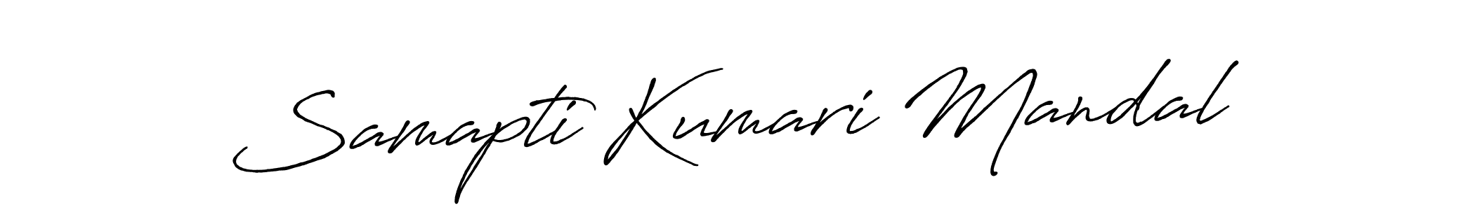 It looks lik you need a new signature style for name Samapti Kumari Mandal. Design unique handwritten (Antro_Vectra_Bolder) signature with our free signature maker in just a few clicks. Samapti Kumari Mandal signature style 7 images and pictures png