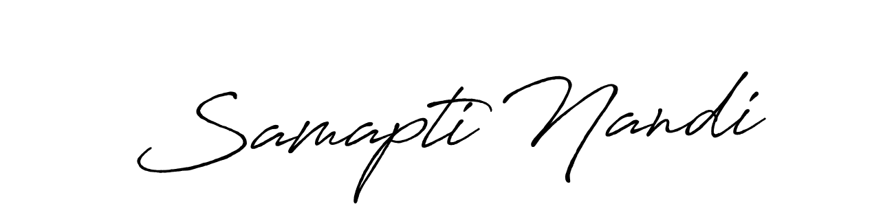 You can use this online signature creator to create a handwritten signature for the name Samapti Nandi. This is the best online autograph maker. Samapti Nandi signature style 7 images and pictures png
