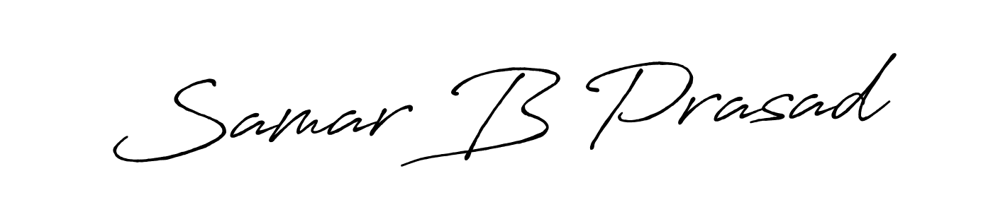 It looks lik you need a new signature style for name Samar B Prasad. Design unique handwritten (Antro_Vectra_Bolder) signature with our free signature maker in just a few clicks. Samar B Prasad signature style 7 images and pictures png