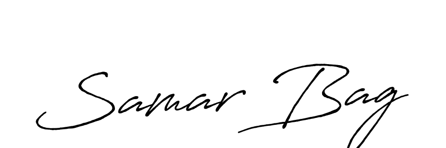 Check out images of Autograph of Samar Bag name. Actor Samar Bag Signature Style. Antro_Vectra_Bolder is a professional sign style online. Samar Bag signature style 7 images and pictures png