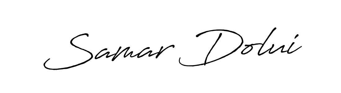 Also we have Samar Dolui name is the best signature style. Create professional handwritten signature collection using Antro_Vectra_Bolder autograph style. Samar Dolui signature style 7 images and pictures png