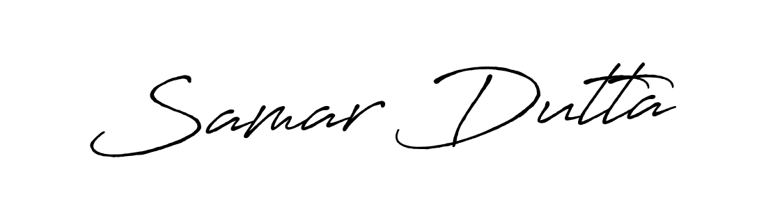 Similarly Antro_Vectra_Bolder is the best handwritten signature design. Signature creator online .You can use it as an online autograph creator for name Samar Dutta. Samar Dutta signature style 7 images and pictures png