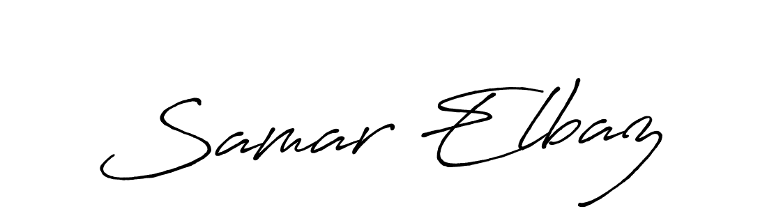 You should practise on your own different ways (Antro_Vectra_Bolder) to write your name (Samar Elbaz) in signature. don't let someone else do it for you. Samar Elbaz signature style 7 images and pictures png