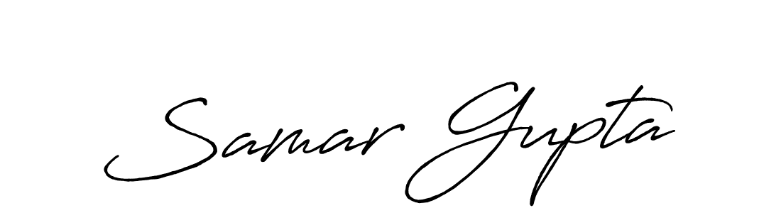 Similarly Antro_Vectra_Bolder is the best handwritten signature design. Signature creator online .You can use it as an online autograph creator for name Samar Gupta. Samar Gupta signature style 7 images and pictures png