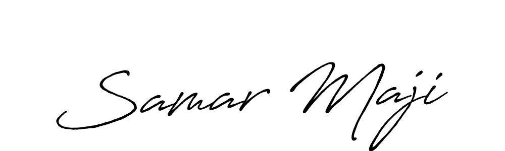 Also You can easily find your signature by using the search form. We will create Samar Maji name handwritten signature images for you free of cost using Antro_Vectra_Bolder sign style. Samar Maji signature style 7 images and pictures png