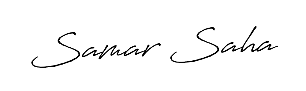 Make a short Samar Saha signature style. Manage your documents anywhere anytime using Antro_Vectra_Bolder. Create and add eSignatures, submit forms, share and send files easily. Samar Saha signature style 7 images and pictures png