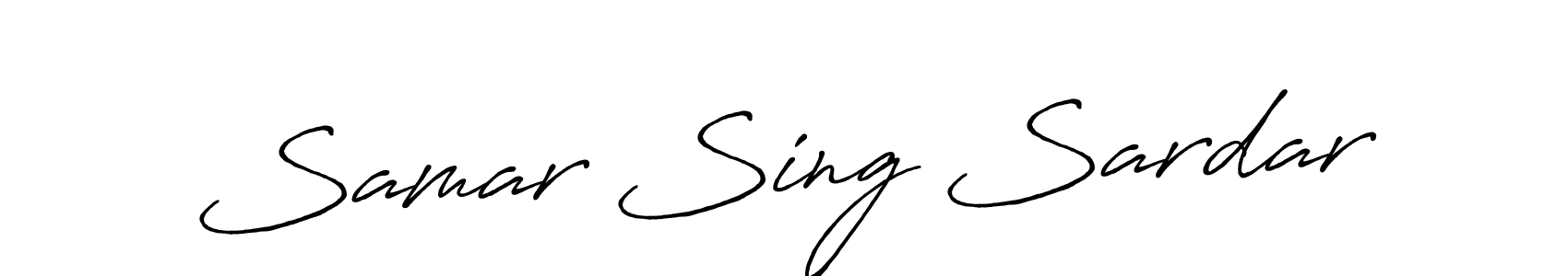 Once you've used our free online signature maker to create your best signature Antro_Vectra_Bolder style, it's time to enjoy all of the benefits that Samar Sing Sardar name signing documents. Samar Sing Sardar signature style 7 images and pictures png