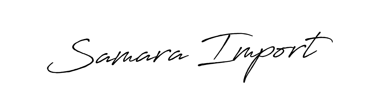 Also You can easily find your signature by using the search form. We will create Samara Import name handwritten signature images for you free of cost using Antro_Vectra_Bolder sign style. Samara Import signature style 7 images and pictures png