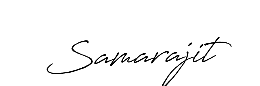 Also we have Samarajit name is the best signature style. Create professional handwritten signature collection using Antro_Vectra_Bolder autograph style. Samarajit signature style 7 images and pictures png