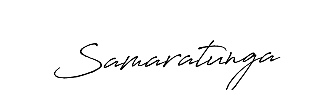 Design your own signature with our free online signature maker. With this signature software, you can create a handwritten (Antro_Vectra_Bolder) signature for name Samaratunga. Samaratunga signature style 7 images and pictures png