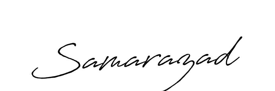 Make a beautiful signature design for name Samarazad. With this signature (Antro_Vectra_Bolder) style, you can create a handwritten signature for free. Samarazad signature style 7 images and pictures png