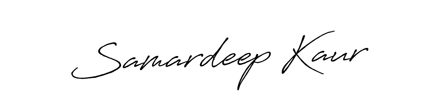 You should practise on your own different ways (Antro_Vectra_Bolder) to write your name (Samardeep Kaur) in signature. don't let someone else do it for you. Samardeep Kaur signature style 7 images and pictures png