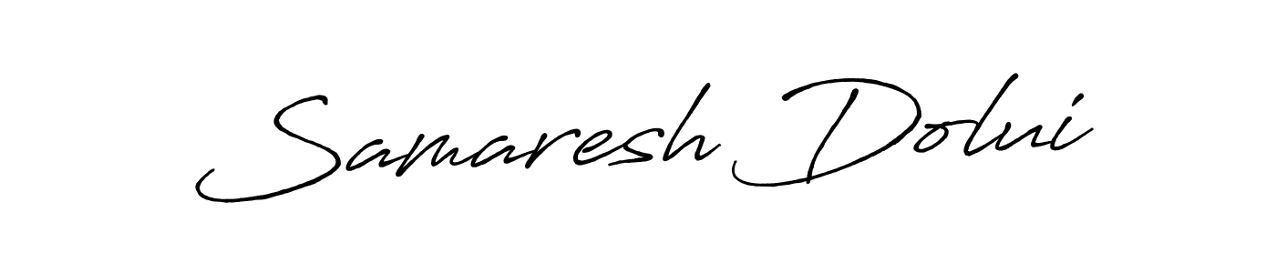 Similarly Antro_Vectra_Bolder is the best handwritten signature design. Signature creator online .You can use it as an online autograph creator for name Samaresh Dolui. Samaresh Dolui signature style 7 images and pictures png
