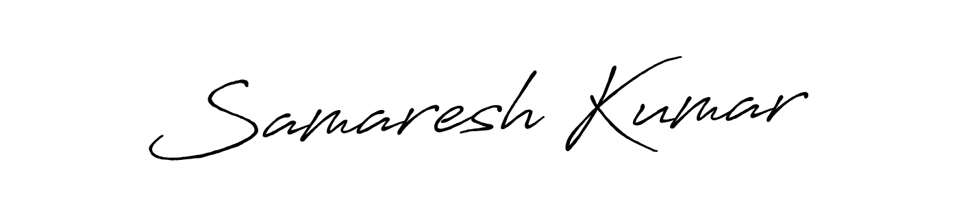 Also we have Samaresh Kumar name is the best signature style. Create professional handwritten signature collection using Antro_Vectra_Bolder autograph style. Samaresh Kumar signature style 7 images and pictures png