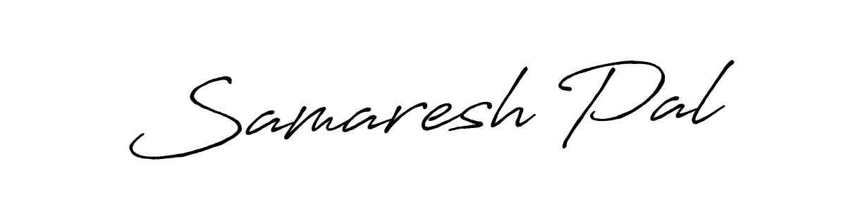 Design your own signature with our free online signature maker. With this signature software, you can create a handwritten (Antro_Vectra_Bolder) signature for name Samaresh Pal. Samaresh Pal signature style 7 images and pictures png