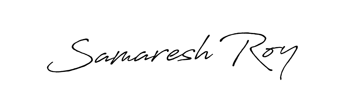 Also You can easily find your signature by using the search form. We will create Samaresh Roy name handwritten signature images for you free of cost using Antro_Vectra_Bolder sign style. Samaresh Roy signature style 7 images and pictures png