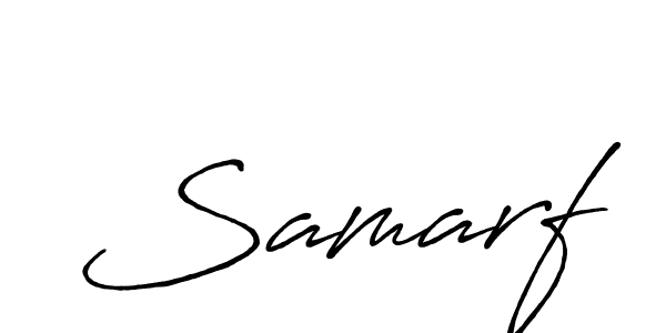 Once you've used our free online signature maker to create your best signature Antro_Vectra_Bolder style, it's time to enjoy all of the benefits that Samarf name signing documents. Samarf signature style 7 images and pictures png